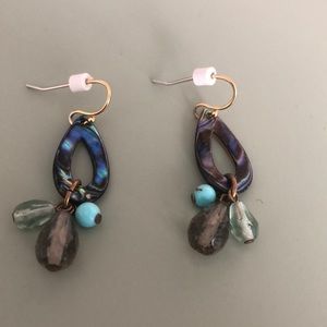 Colorful dangle earrings